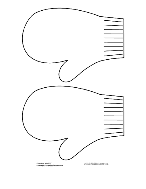 It is a picture of Sweet Mitten Template Printable It's just an image of Sweet Mitten Template Printable