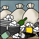 Overflowing landfills