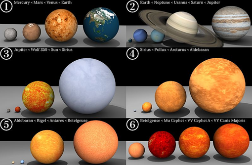 Relative Size Chart