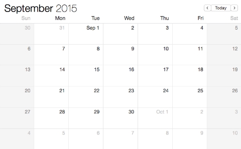 calendar lesson
