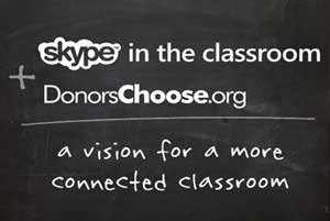 skype donors choose