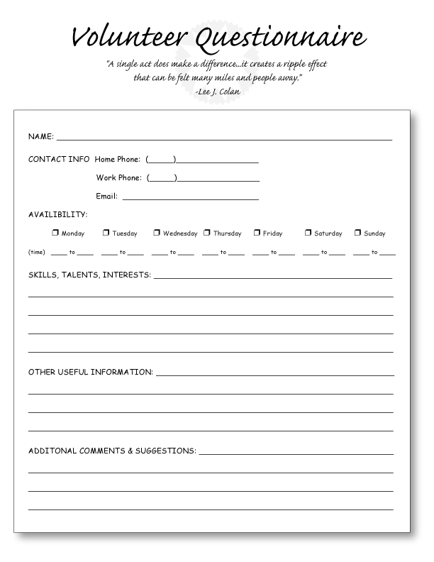 character profile worksheet