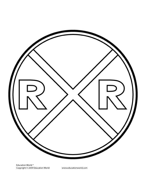 road construction sign coloring pages - photo #27