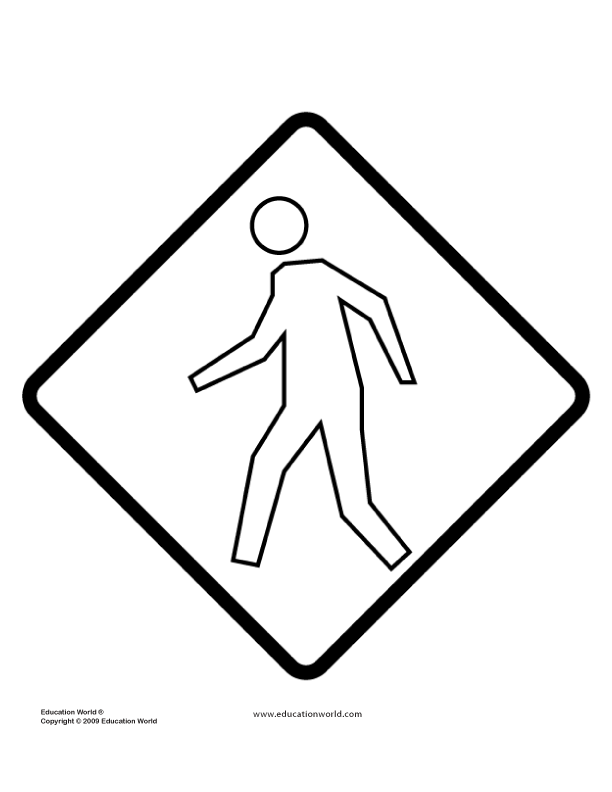 safety sign coloring pages - photo #37