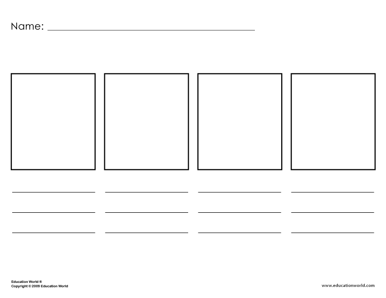 Checklist Template Ks2 ... Storyboard template  4 panel ...