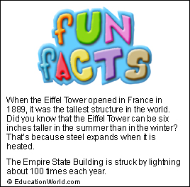 Fun Facts Volume #18 | Education World