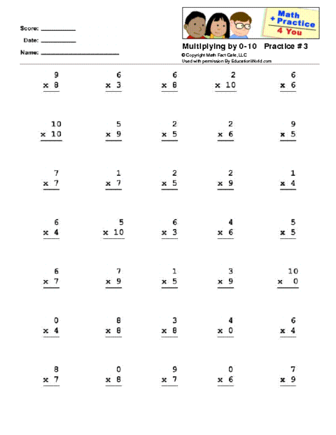 Xl worksheets. Multiplication 4 Practice. Multiplication Practice 1-5. Multiplication Worksheets for Kids. Multiply by 0 -5.