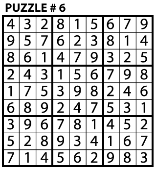 sudoku puzzle education world