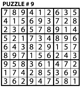 Sudoku Puzzle | Education World