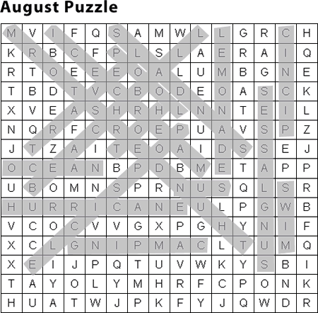 word search puzzle answers education world
