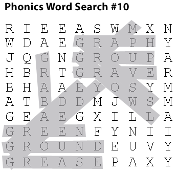 word search puzzle answers education world