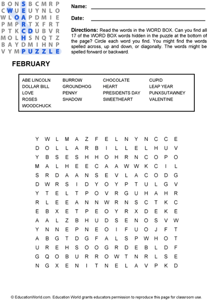 Words Beginning with the Letter B Word Search - Monster Word Search