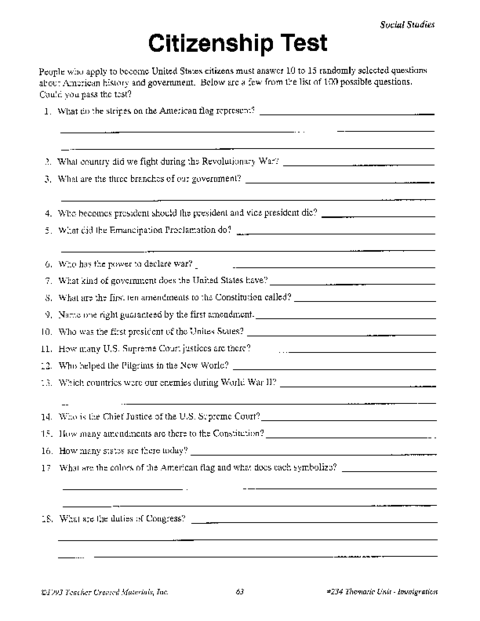 citizenship test pdf download
