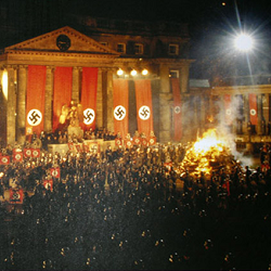 Nazis burned books in 1933.