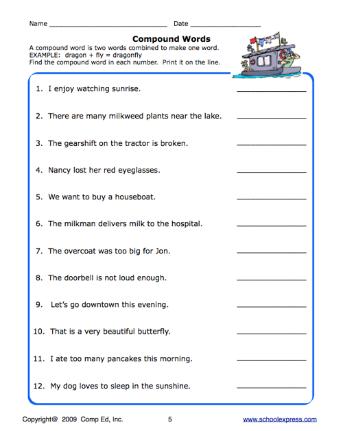 school-express-compound-word-worksheet-education-world