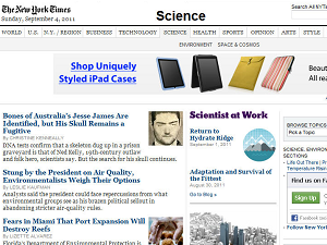 science articles in new york times