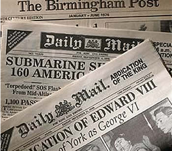 Newspapers have been an important way of informing the public for centuries