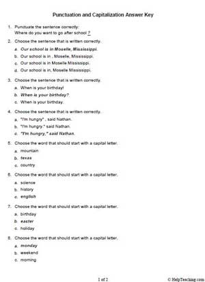 punctuation-and-capitalization-answer-key-education-world