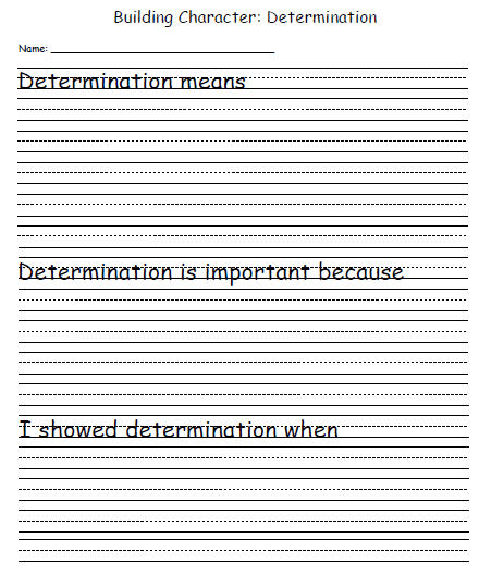 Personality Improvement Template: Decision Education and learning Environment picture relating to Character Development Worksheet Printable referred to as Persona Improvement Template: Conclusion Education and learning Planet