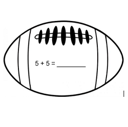 football math lesson