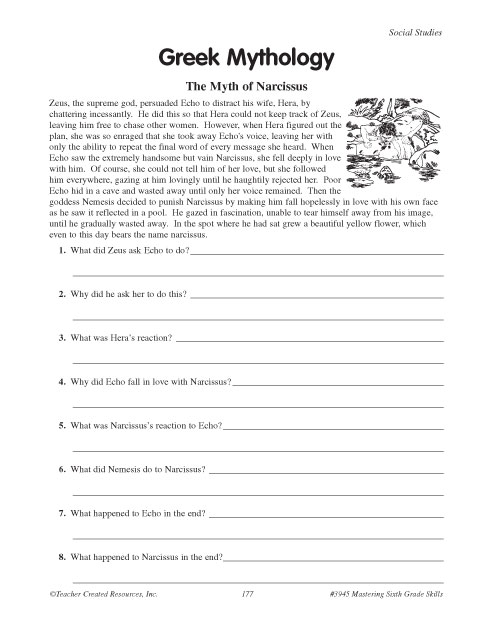 Greek Mythology Activities 8