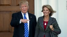 Betsy DeVos Can't Think of Any Education Issues the Federal Government Should Intervene With