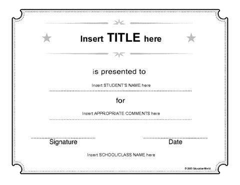 Generic Certificate Template