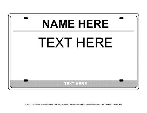 Printable Downloadable Name Tag Template