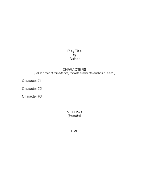 Script Template For Pages